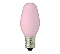 GE Lighting 26222 4-Watt 14-Lumen C7 Night Light Bulb, Pink, 2-Pack