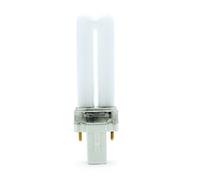 GE Low Energy Lighting 2 Pin Single Tube CFL 5w G23 Warm White 10000 Hours