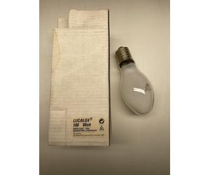 GE Lucalox 17598 100 W E40 Elliptical HID HPS Sodium Lamp Opal LU/400/D/40