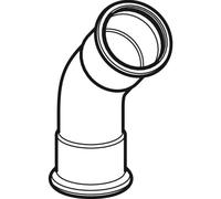GE Mapress C-Steel Elbow 45 Gr D54 Galvanized