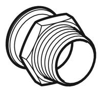 GE Mapress C-Steel Transition With Female Thread D18-R1/2 Galvanized