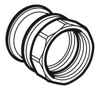 GE Mapress C-Steel Transition With IG D42-Rp1 1/2 Galvanized
