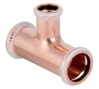 GE Mapress Copper T-Piece Reduced D22-18-22