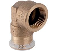GE Mapress Copper Transition Angle 90° With IG Rg D35-Rp1 1/4