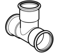 Geberit Plumbing Fittings Mapress T-piece in stainless steel equal d54-54-54