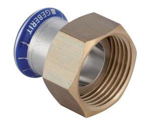 GE Mapress Stainless Steel Transition With Nut D22-G1 1/2
