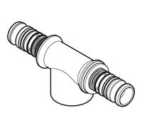 Geberit Plumbing Fittings Mepla T-piece with female thread d50-Rp1-50