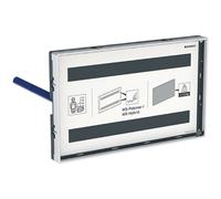 Geberit Omega Surface-Even Cover Plate with Sight Frame