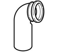 GE PE Connection Elbow 90° With Lip Seal Extended, D90/90