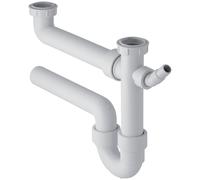 GE Pipe Bend Odor Trap For Two Sinks Outlet Horiz. G1 1/2x50 OM