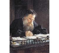 Ge Portrait Leo Tolstoy Writing Painting Unframed Wall Art Print Poster Home Decor Premium