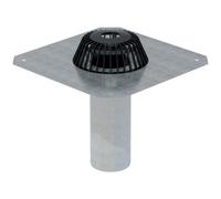GE Roof Water Inlet With Connection Plate D110 6L/S
