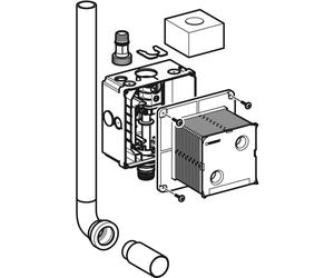 GE Rough Construction Set With Flush Pipe For Geberit Urinal Control Universal