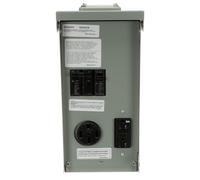 GE RV Outlet Box 70 Amp 120/240 Volt Unmetered with 50 Amp and 20 Amp GCFI Circuit Protected Receptacles