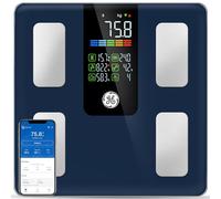 GE Scale for Body Weight Smart: Digital Bathroom Body Fat Scales for BMI Muscle Bluetooth Body Composition Monitor 11.8" Large Platform Accurate Weighing Machine Health Analyzer with App 500lbs