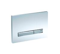 WC Flush Plate Geberit Sigma50 Dual flush Brushed Chrome/Concrete Optics 115788JV2