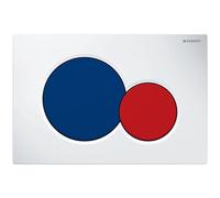 Geberit Flush Plate Sigma01 for dual flush Blue/Rot