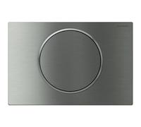 Geberit Flush Plate Sigma10 for stop-and-go flush brushed/polished stainless steel