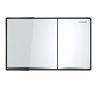 Ge Sigma60 Betpl for 2-Mengen-Spülung White Mirrored/High Gloss Chromed