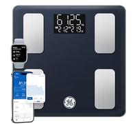 GE Smart Scale for Body Fat, Bathroom Weight Scales for BMI Muscle Mass Digital Bluetooth Electronic Body Composition Monitor for People with App Large Display, Accurate 180kg/400 Pounds Capacity