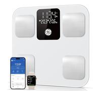 GE Smart Scale for Body Weight, Body Fat, BMI, 3-in-1 LED Display, 11-inch
