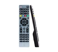GE Universal Remote Control for Samsung, Vizio, LG, Sony, Sharp, Roku, Apple TV, TCL, Panasonic, Smart TVs, Streaming Players, Blu-ray, DVD, 4-Device, Silver, 33709