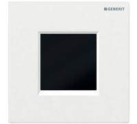 GE UR Control With Electronic Flush Actuation Battery, Cover Plate Type 30 White