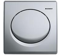 Geberit Flush Plate Matte Chrome Urinal control with pneumatic flushing release 115820465