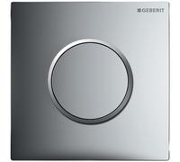 GE UR Control With Pneumatic Flush Outlet BetPl. Type 10 Gloss Chrome