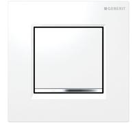 GE UR Control With Pneumatic Flush Outlet BetPl Type 30 White/Gloss Chrome/White