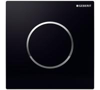 Ge Ur-Strg. With Pneumatic Spülausl. Betpl. Type 10 Black/Polished Chrome/Blac