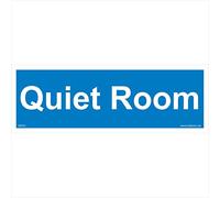 GE552 Quiet Room SIGN Door Plaque silent hushed tranquil peaceful restful soft 150mm x 50mm 1mm Pvc Foamex