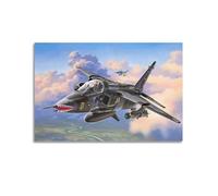 GEAD Military Aircraft Poster SEPECAT Jaguar Attack Aircraft Decorative Painting Canvas Art Picture 12x18inch(30x45cm)