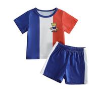 Geagodelia Kids Toddler Baby Boys Football Kit (Navy Blue, 3-4 Years)