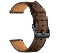 GEAK 20mm 18mm 22mm Leather Band Compatible with Garmin Vivoactive 5/6/3/4S Watch Bands, Venu 4/Venu 3S/2S, Quick Release Classic Genuine Leather Strap for Venu 3/2/Forerunner 265/165 Men Women