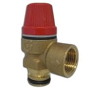 Geakv Kingspan Flomaster Cylinder Spare Pressure Relief Valve (O-Ring Type, 1/2 in, Stainless Steel Body, Polytetrafluoroethylene, 1 Port)