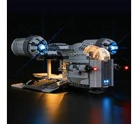 GEAMENT LED Light Kit Compatible With LEGO 2020 The Mandalorian The Razor Crest - for Star Wars 75292 Model (LEGO Set Not Included)