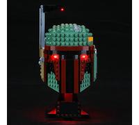 GEAMENT LED Light Kit Compatible with Lego Boba Fett Helmet - Lighting Set for Star Wars 75277 Model (Building Set Not Included)