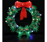 GEAMENT LED Light Kit Compatible with LEGO Christmas Wreath 2-in-1 - Lighting Set for LEGO 40426 Building Model (Lego Set Not Included)