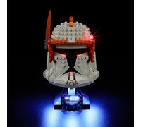 GEAMENT LED Light Kit Compatible with LEGO Clone Commander Cody Helmet - for Star Wars 75350 Model (Building Set Not Included)