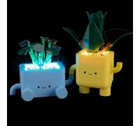 GEAMENT LED Light Kit Compatible with LEGO Happy Plants Building Blocks Model - Lighting set for Botanical Collection 10349 (Model Set Not Included)