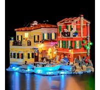GEAMENT LED Light Kit Compatible with LEGO Italian Riviera Building Blocks Model - Lighting set for Ideas 21359 (Model Set Not Included)