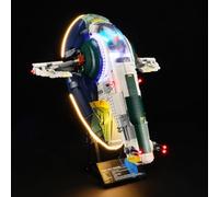 GEAMENT LED Light Kit Compatible with LEGO Jango Fett's Firespray-Class Starship Building Blocks Model - Lighting set for 75409 (Model Set Not Included)