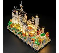 GEAMENT LED Light Kit Compatible with LEGO Neuschwanstein Castle Building Blocks Model - Lighting set for Architecture 21063 (Model Set Not Included)