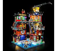 GEAMENT LED Light Kit Compatible with LEGO NINJAGO City Workshops Building Blocks Model - Lighting set for 71837 (Model Set Not Included)
