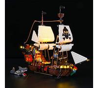 GEAMENT LED Light Kit Compatible with LEGO Pirate Ship - Lighting Set for Creator 31109 Model (Building Set Not Included)