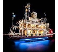 GEAMENT LED Light Kit Compatible with LEGO River Steamboat Building Blocks Model - Lighting set for Ideas 21356 (Model Set Not Included)