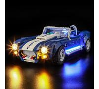 GEAMENT LED Light Kit Compatible with LEGO Shelby Cobra 427 S/C Building Blocks Model - Lighting set for Icons 10357 (Model Set Not Included)