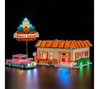 GEAMENT LED Light Kit Compatible with LEGO The Simpsons: Krusty Burger Building Blocks Model - Lighting set for Icons 10352 (Model Set Not Included)