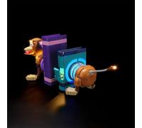 GEAMENT LED Light Kit Compatible with LEGO Toy Story Slinky Dog Bookends | Compatible with Disney 43301 (Model Set Not Included)